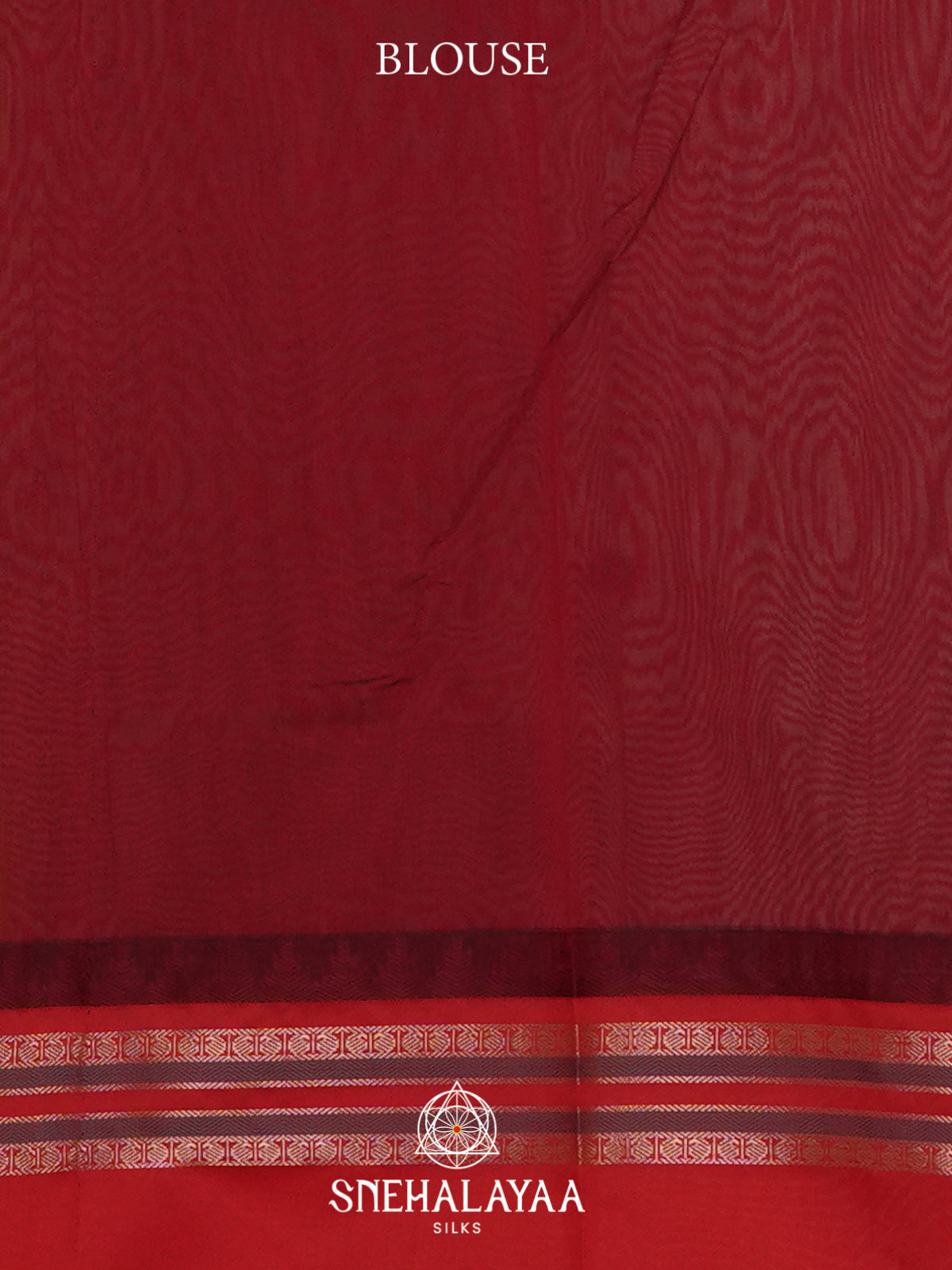 Rust Brown Silk Cotton Saree