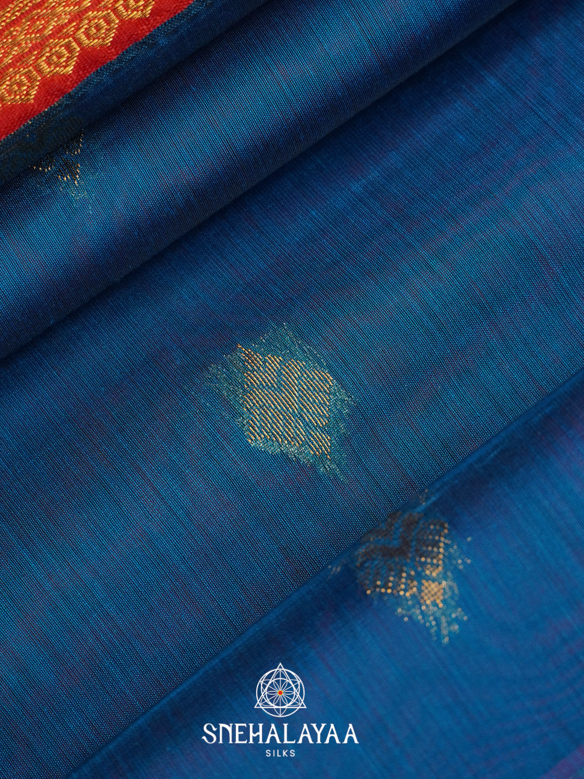 Blue Silk Cotton Saree