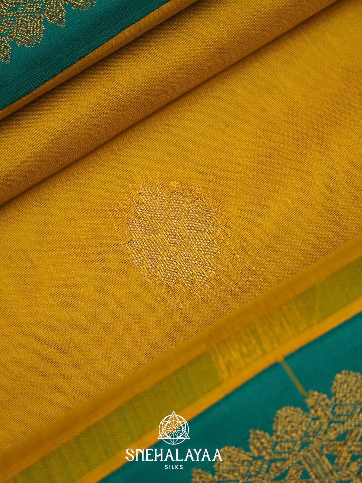 Yellow Silk Cotton Saree