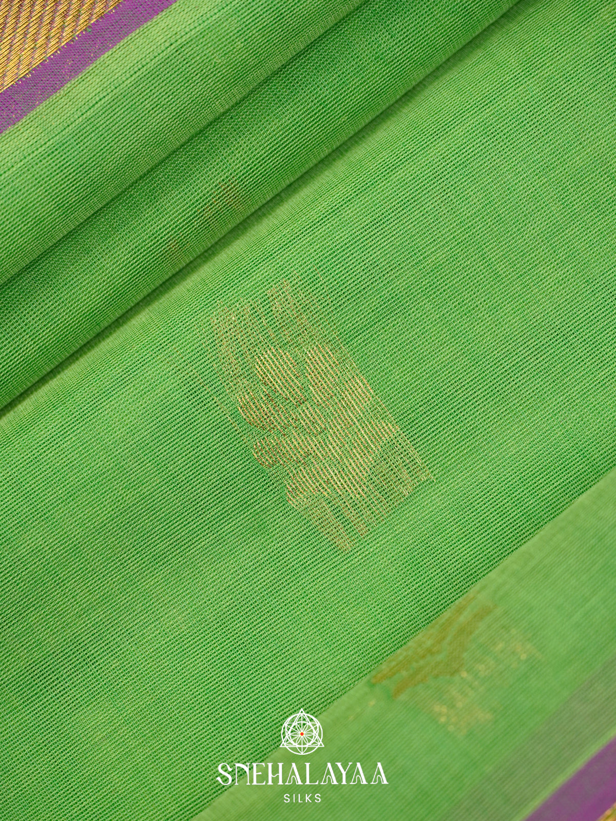 Green Handloom Cotton Saree