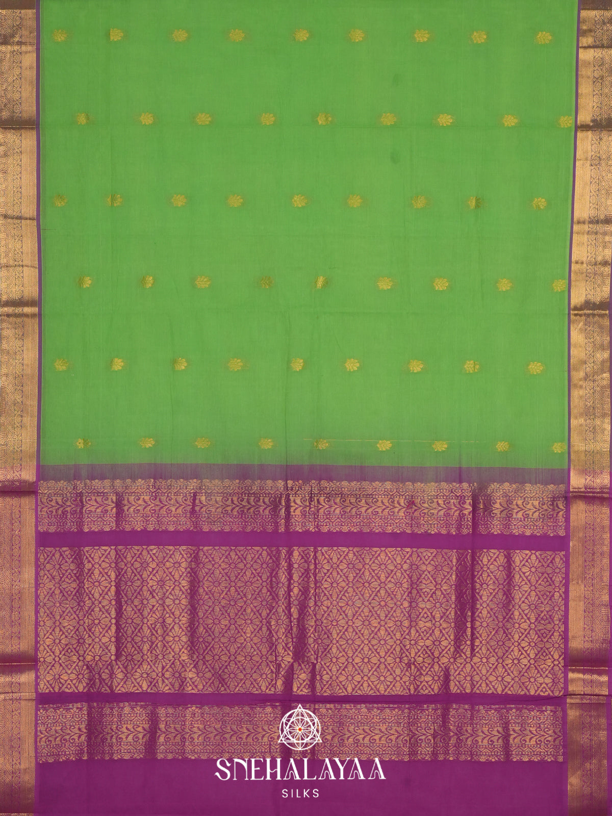Green Handloom Cotton Saree