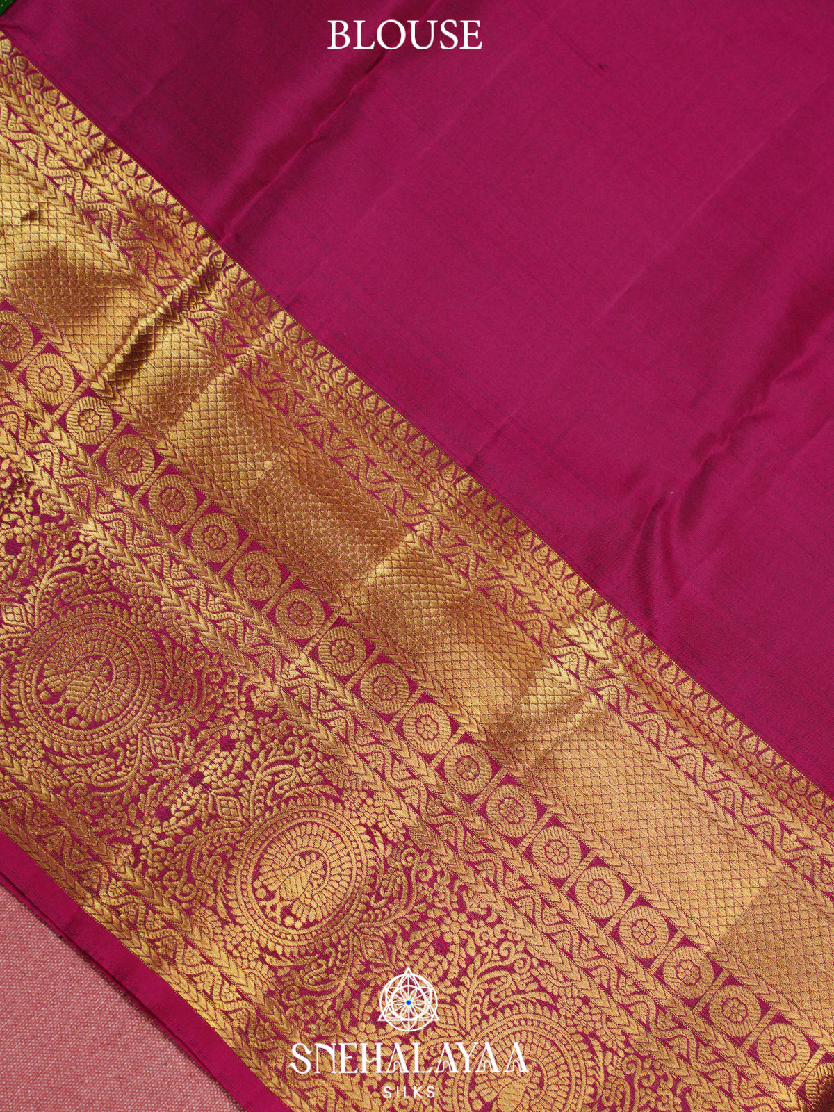 Emerald Green Kanjivaram Silk Saree