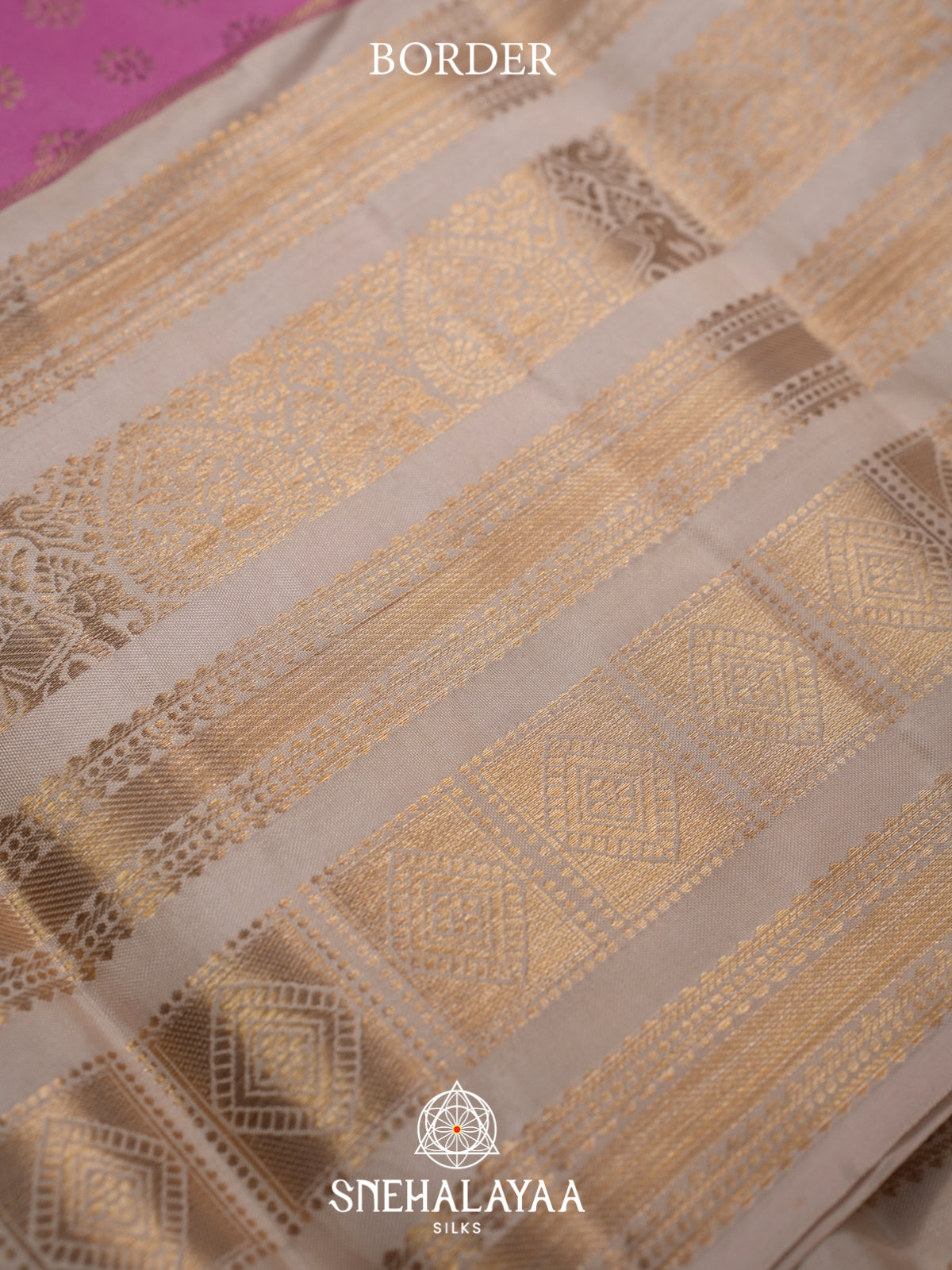 Pink Kanjivaram Silk Saree