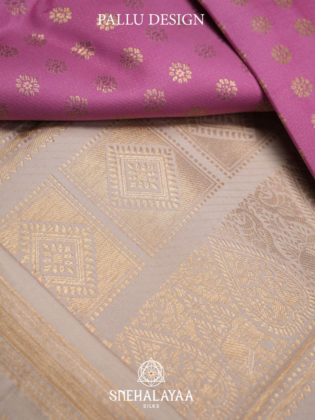 Pink Kanjivaram Silk Saree