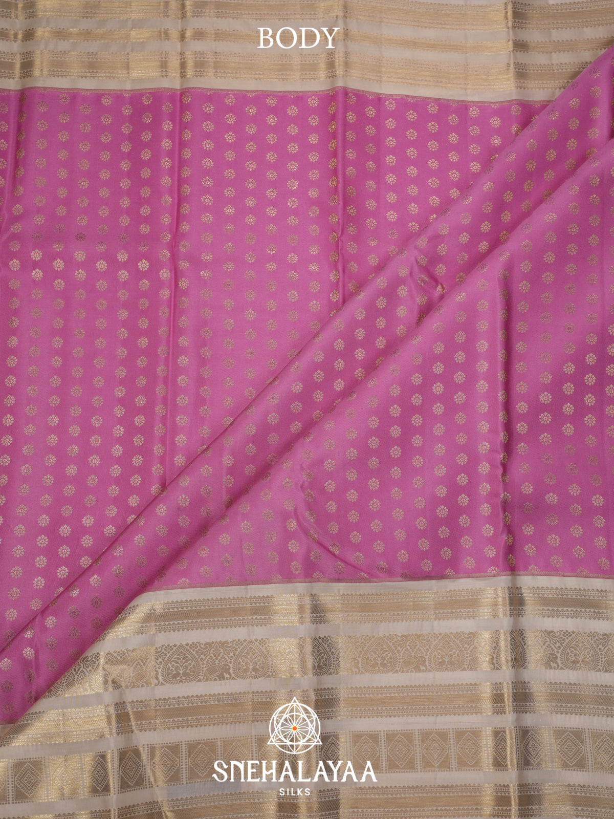 Pink Kanjivaram Silk Saree