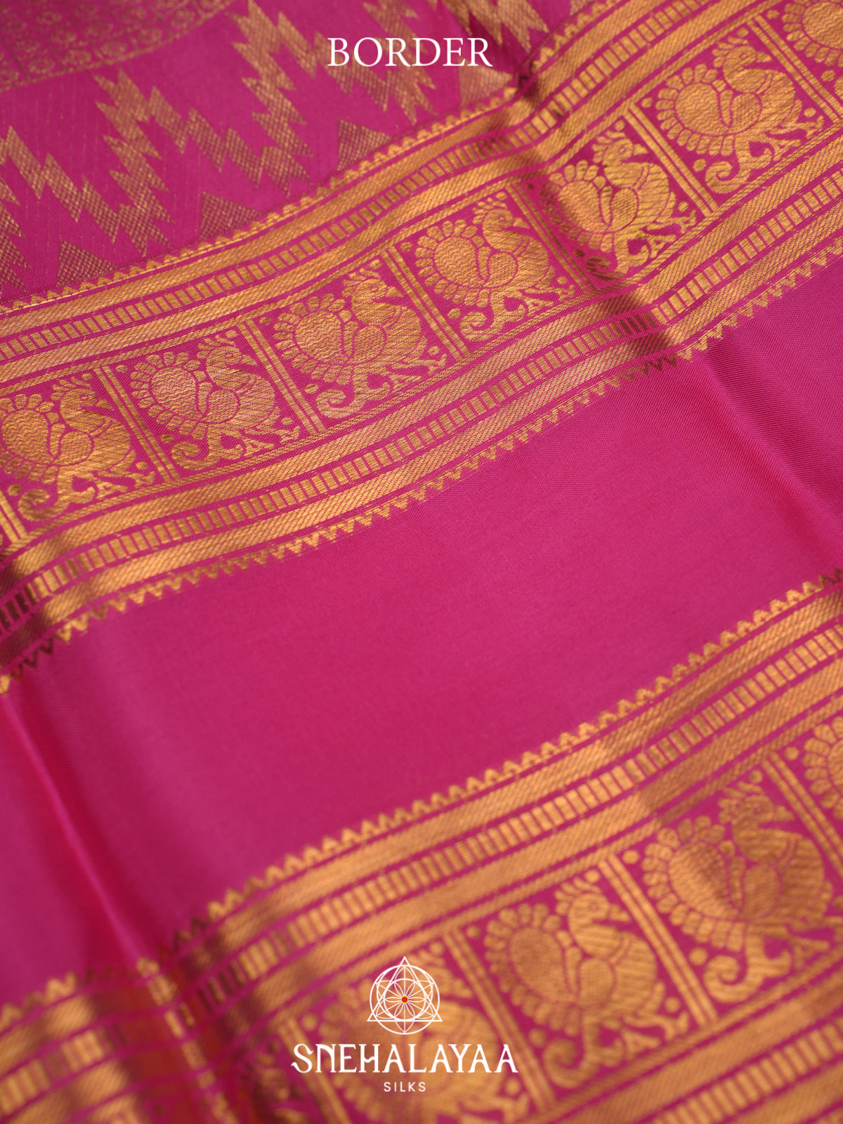 Pink Kanjivaram Silk Saree