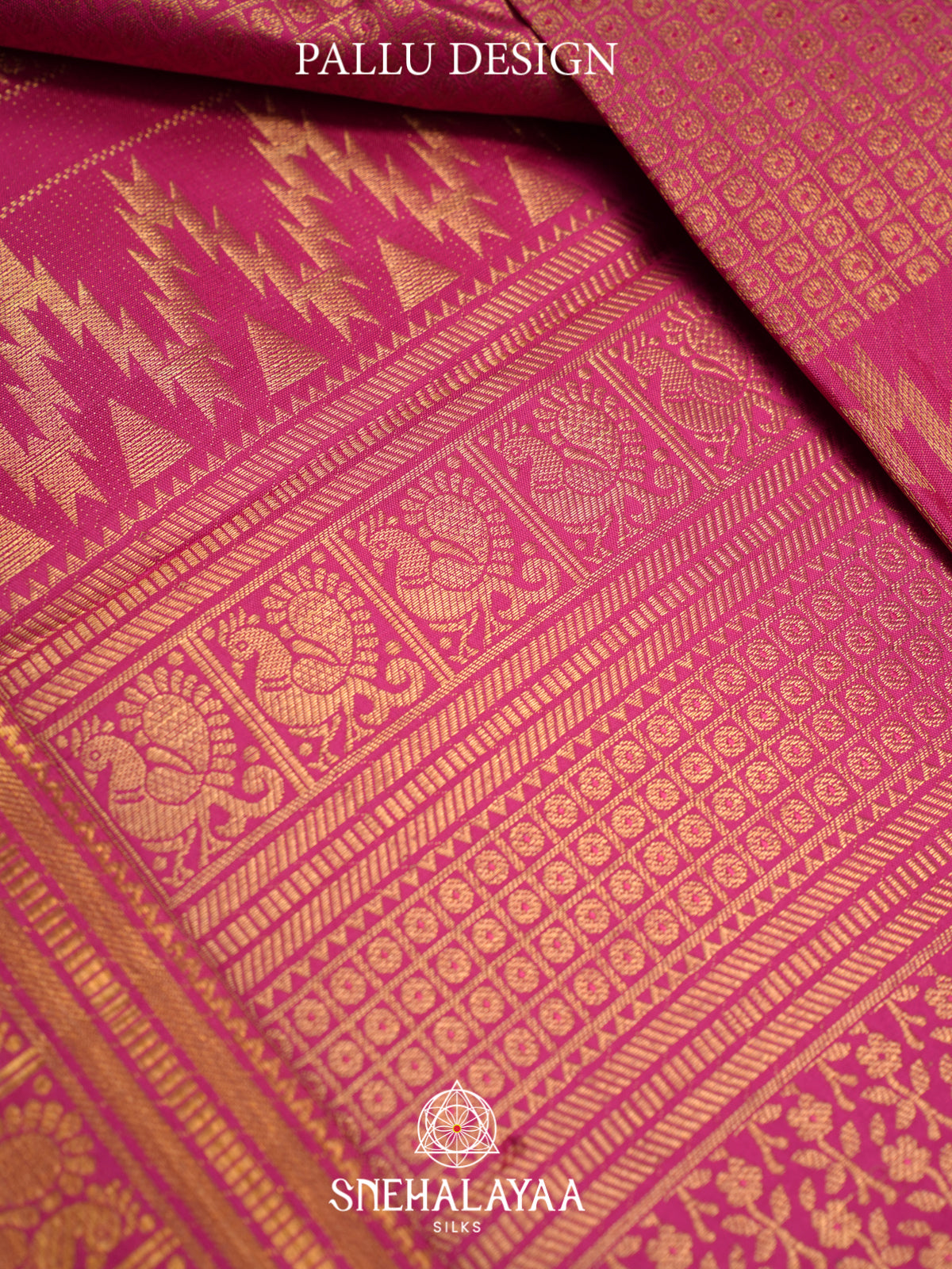 Pink Kanjivaram Silk Saree