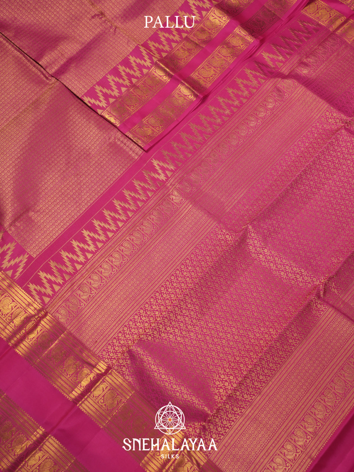 Pink Kanjivaram Silk Saree