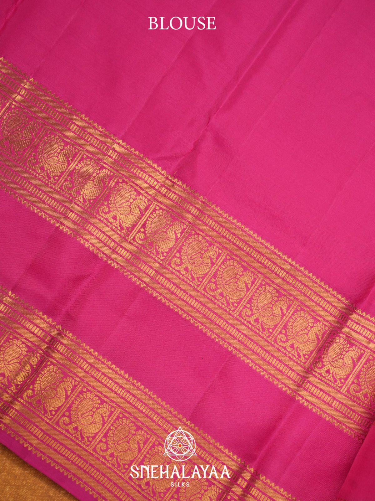 Pink Kanjivaram Silk Saree