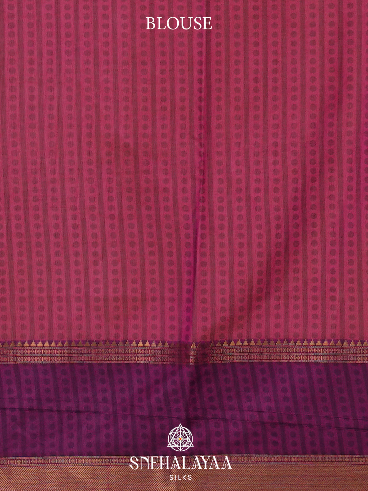 Purple Ikkat Saree