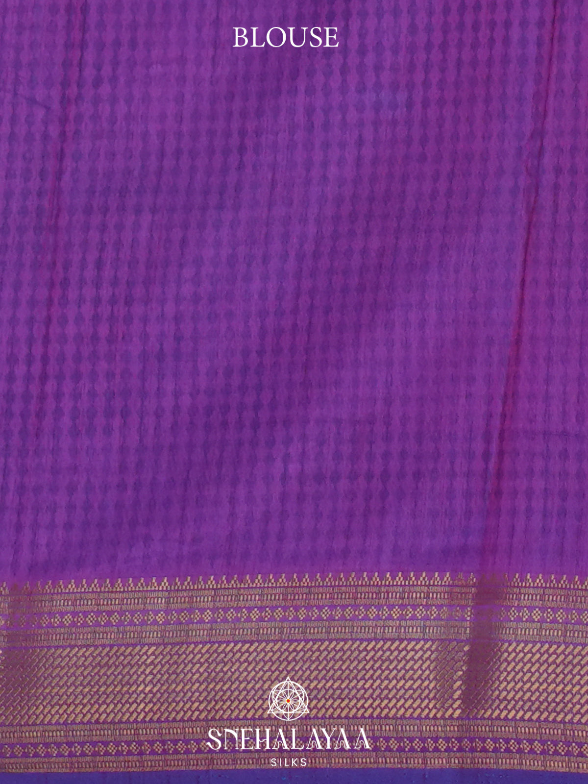 Royal Blue Ikkat Saree