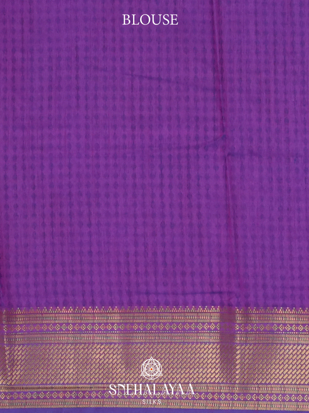 Royal Blue Ikkat Saree