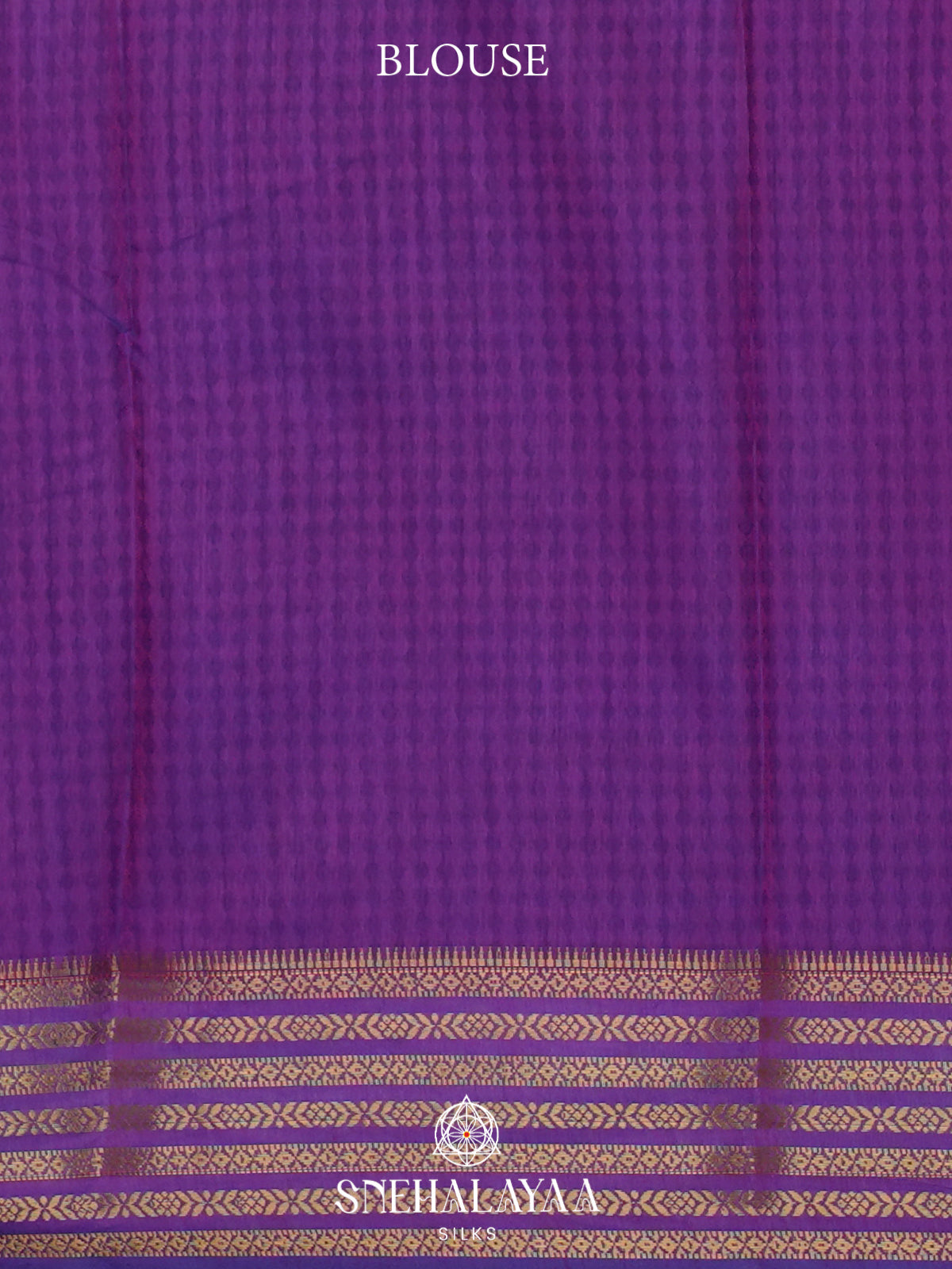 Royal Blue Ikkat Saree