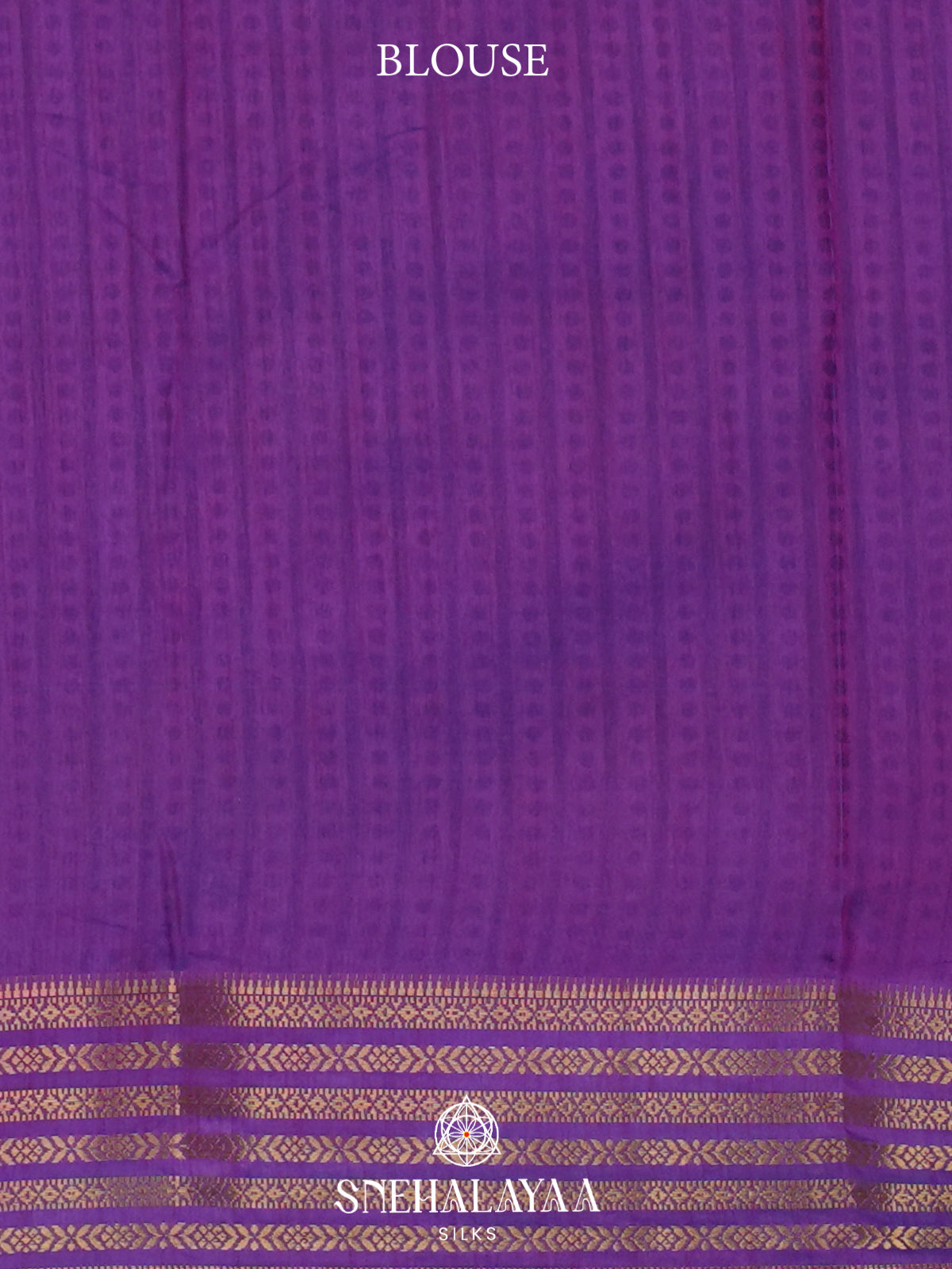 Royal Blue Ikkat Saree
