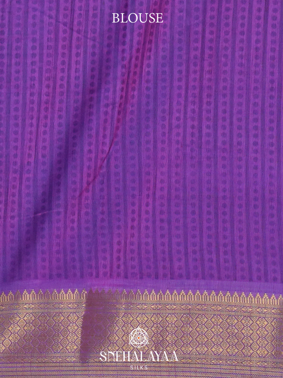 Royal Blue Ikkat Saree