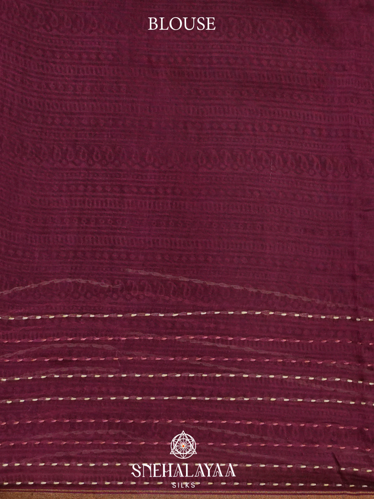 Mauve  Chanderi Saree