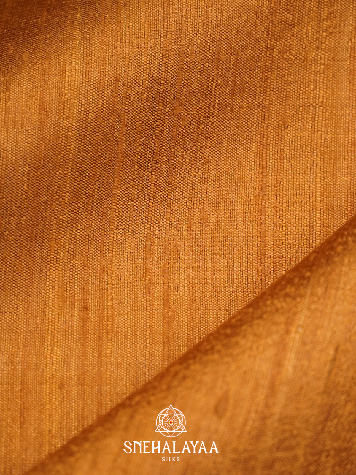 Rust Dupion Silk Saree