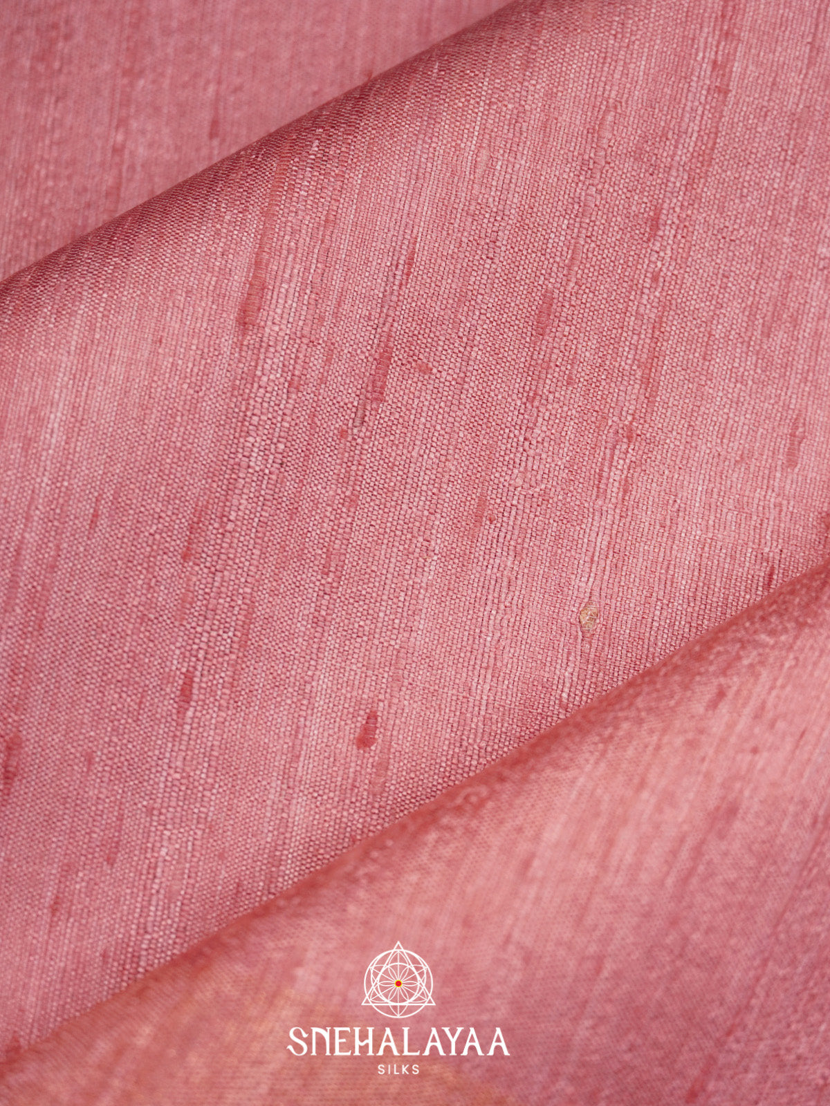 Pink Dupion Silk Saree