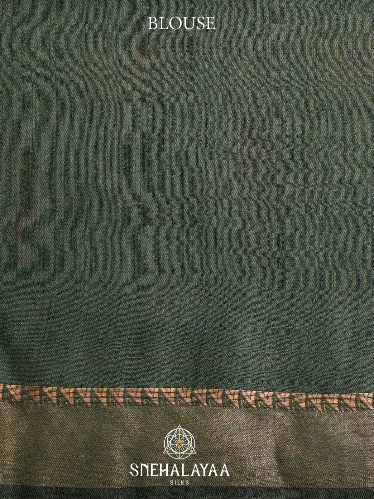 Green Tussar Silk Saree