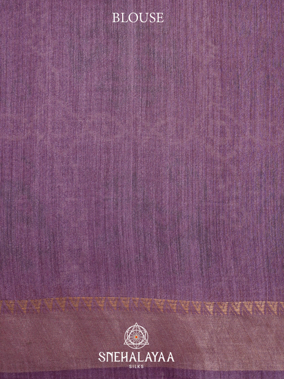 Purple Tussar Silk Saree