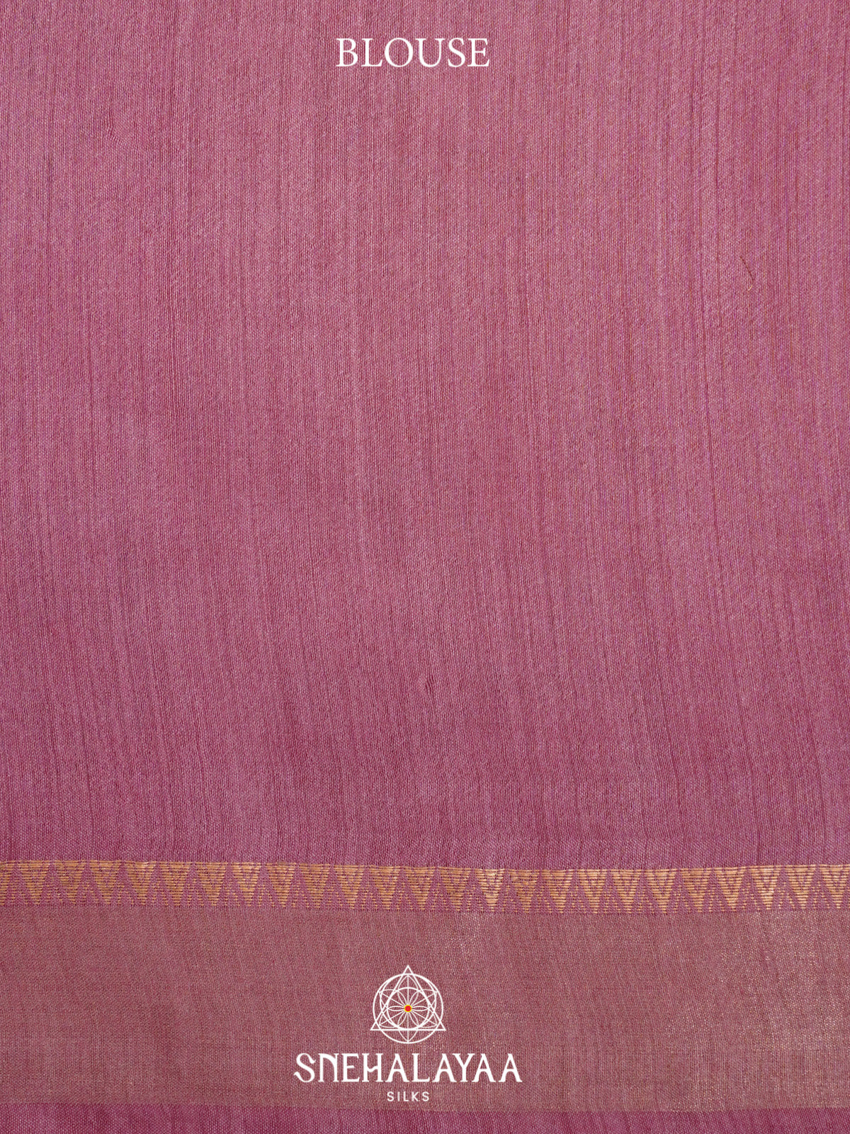 Baby Pink Tussar Silk Saree