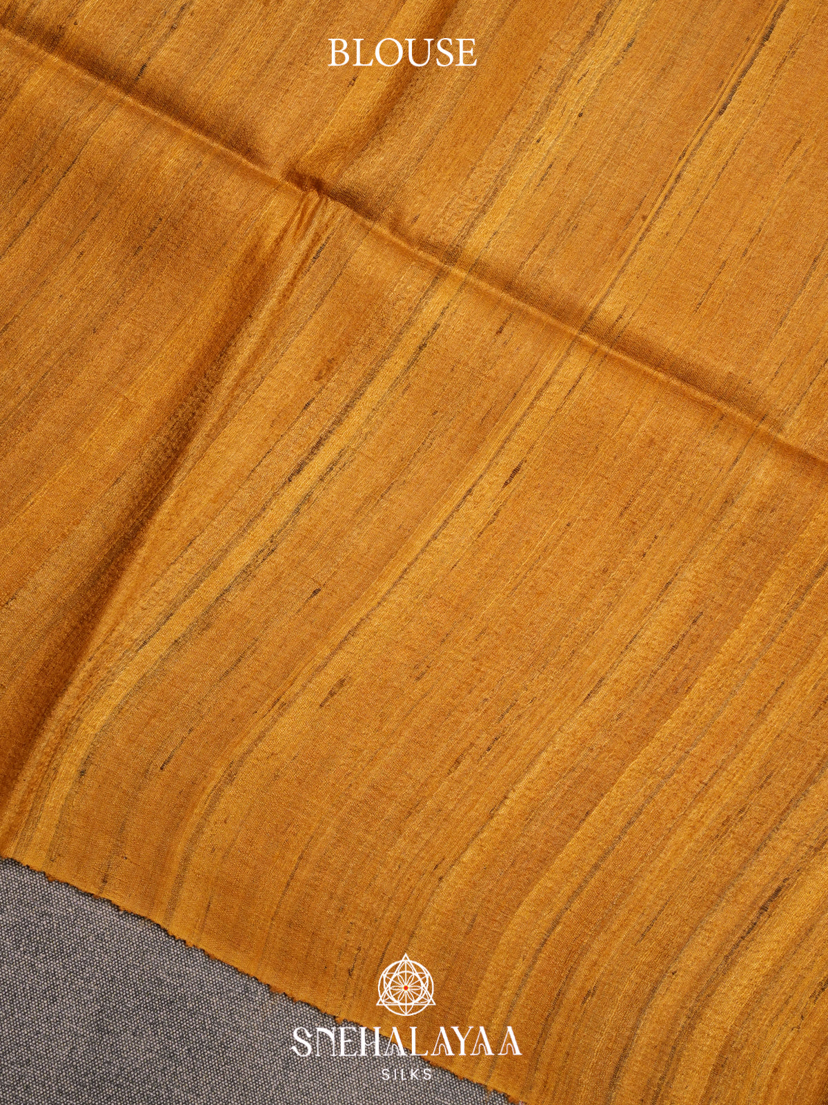 Mango Yellow Madhubani Tussar Saree