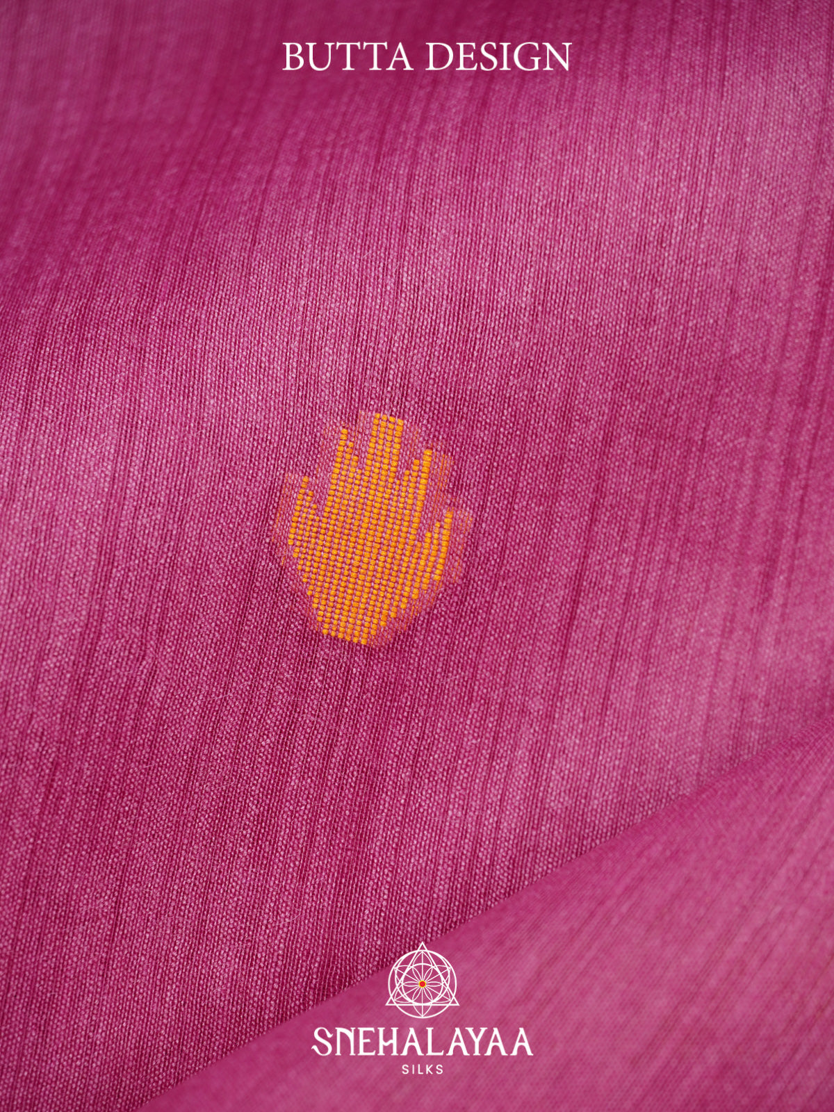 Pink Matka Tussar Silk Saree