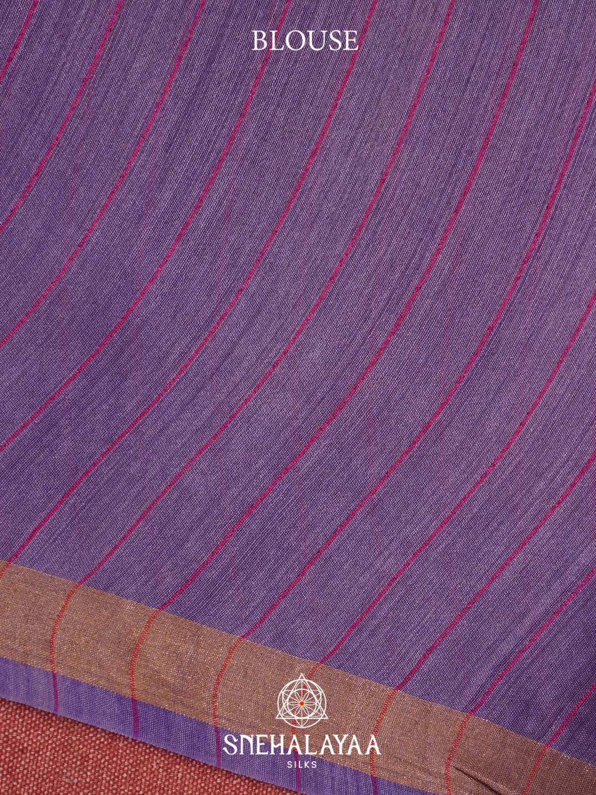Lavender Matka Tussar Silk Saree