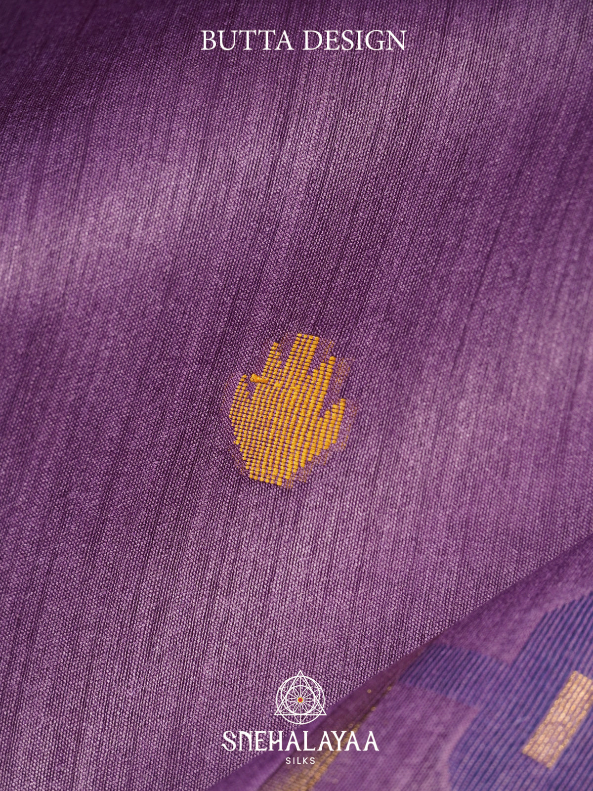 Purple Matka Tussar Silk Saree