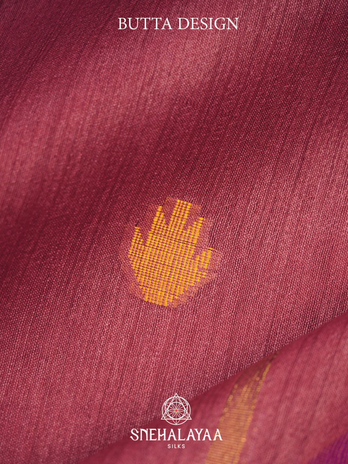 Magenta Pink Matka Tussar Silk Saree
