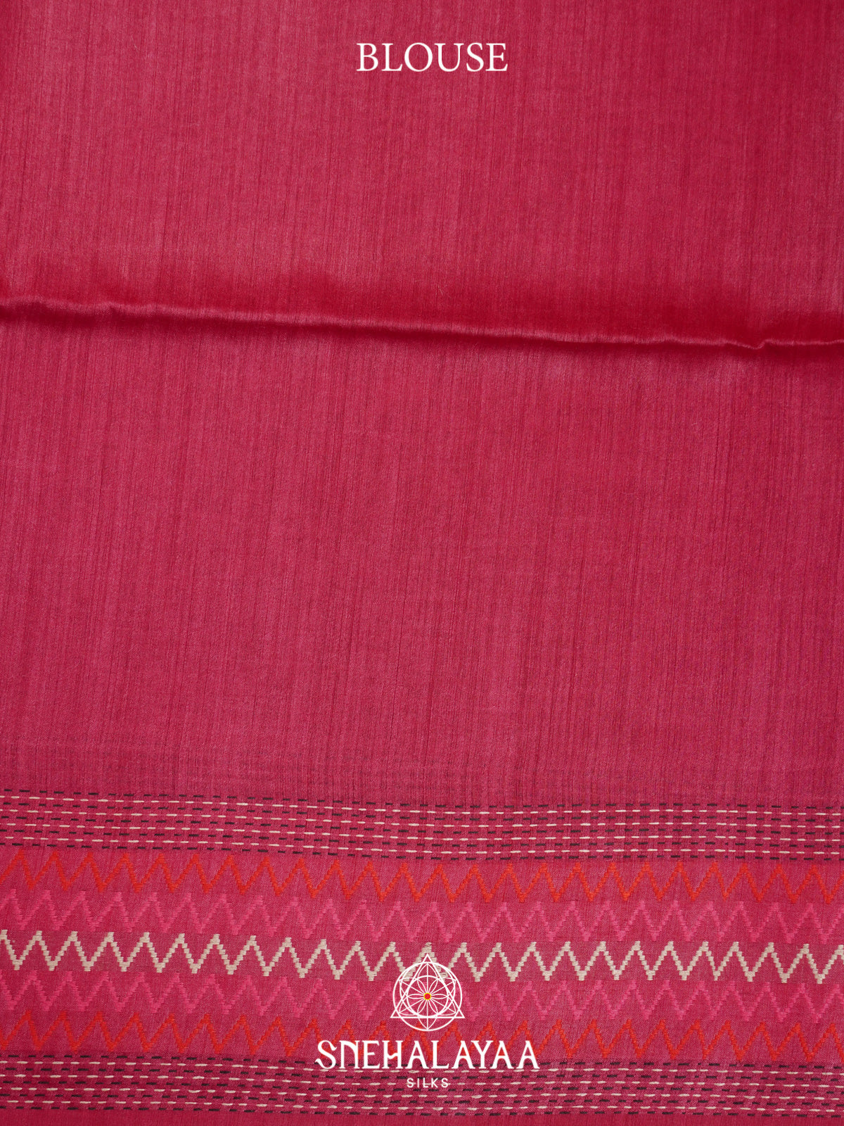 Pink Matka Tussar Silk Saree