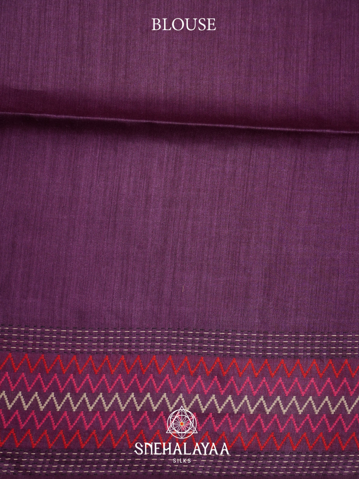 Purple Matka Tussar Silk Saree