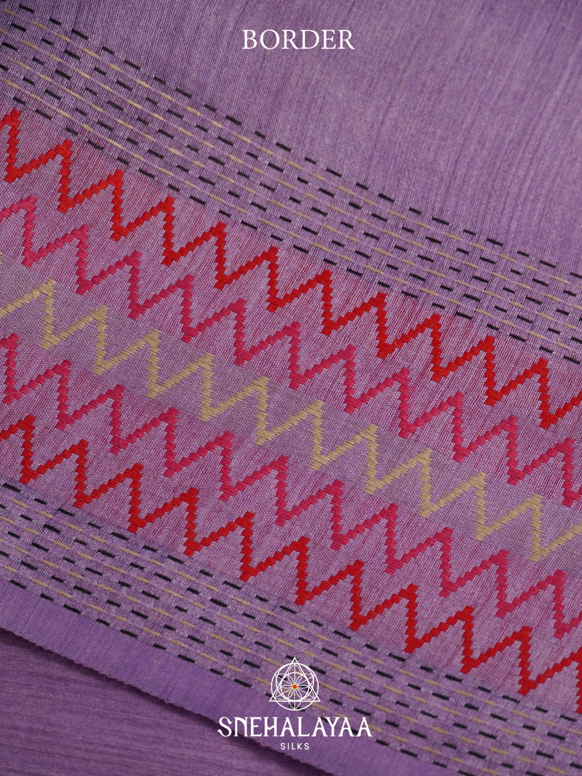 Orchid  Matka Tussar Silk Saree