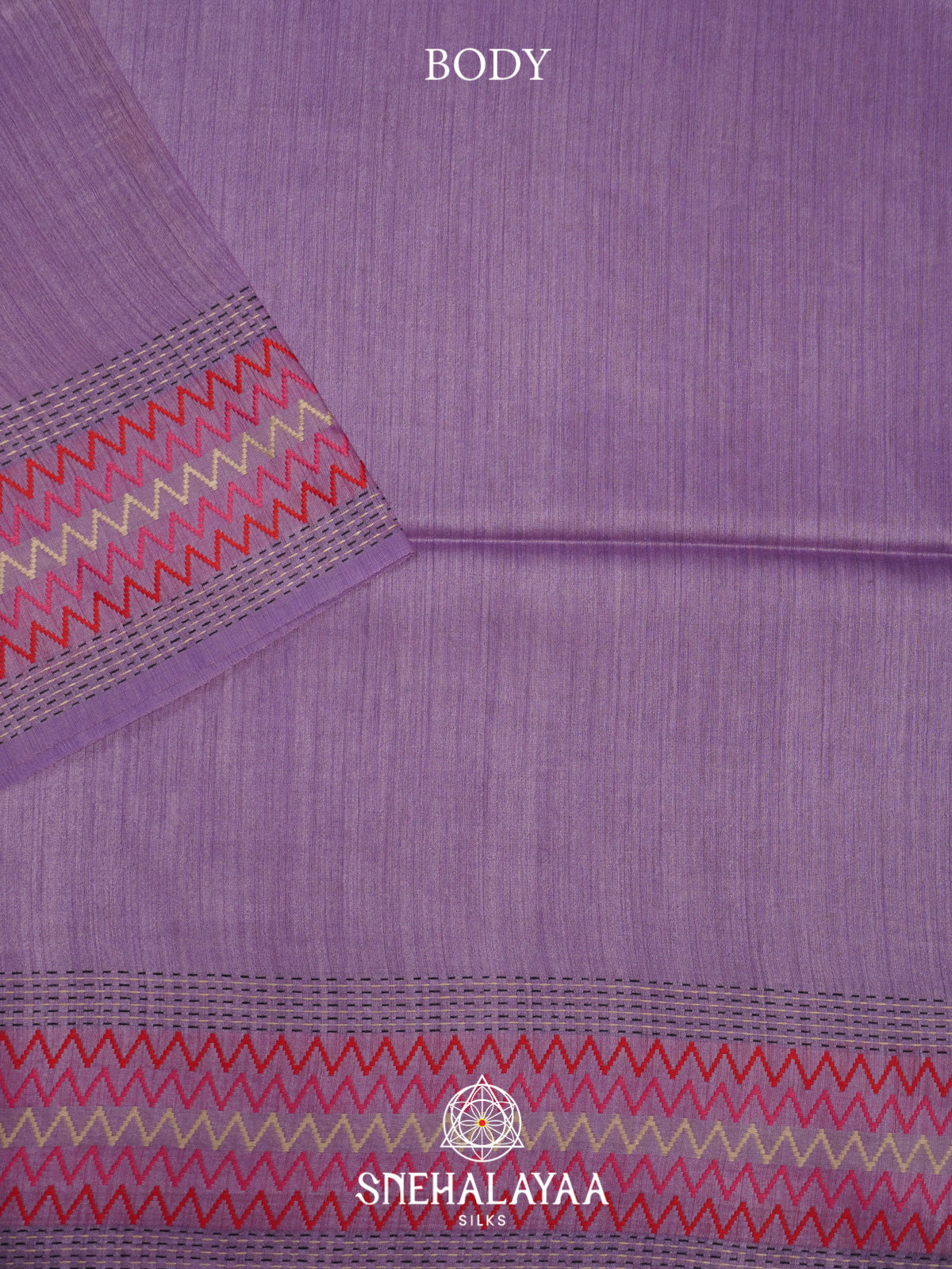 Orchid  Matka Tussar Silk Saree