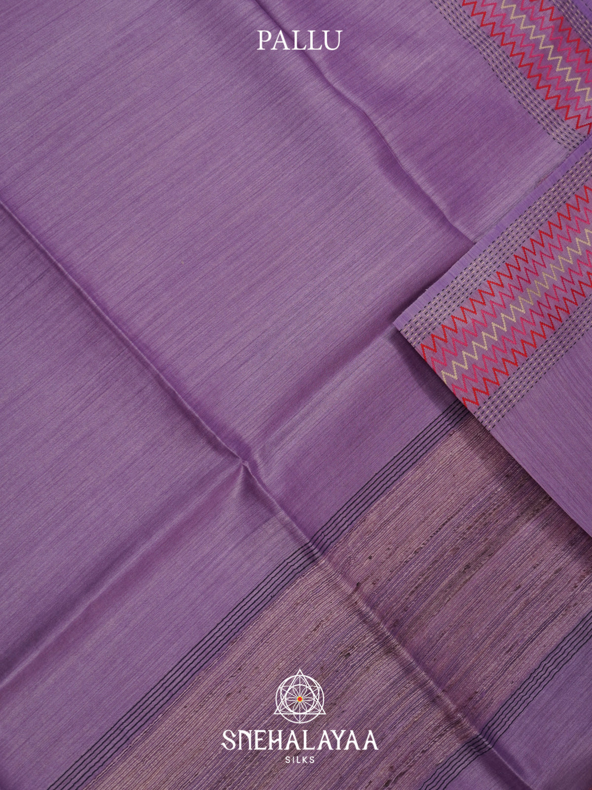 Orchid  Matka Tussar Silk Saree
