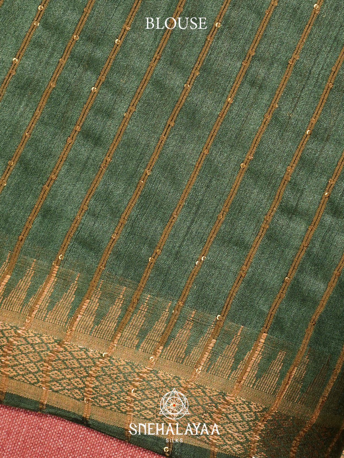 Green Matka Tussar Silk Saree