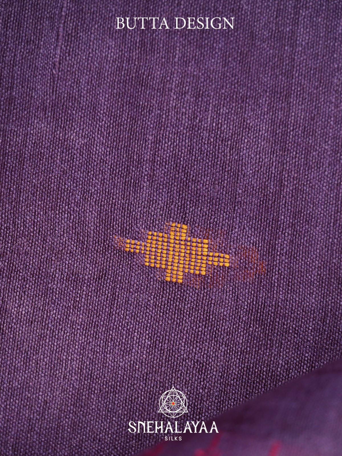 Purple Matka Tussar Silk Saree