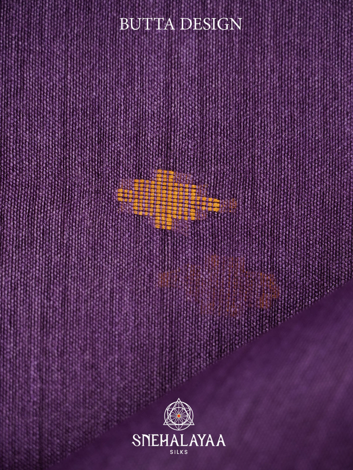 Purple Matka Tussar Silk Saree