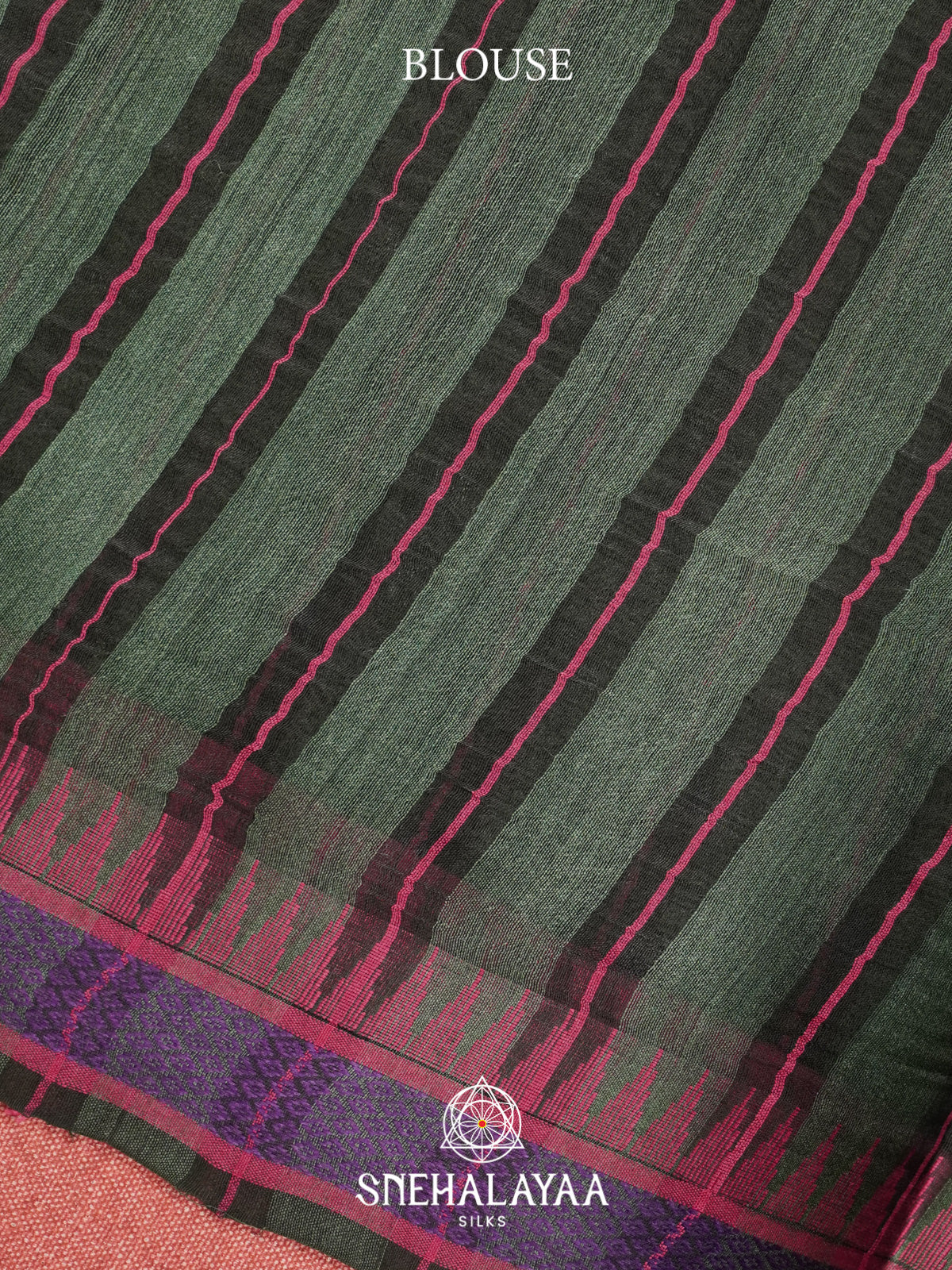 Green Matka Tussar Silk Saree