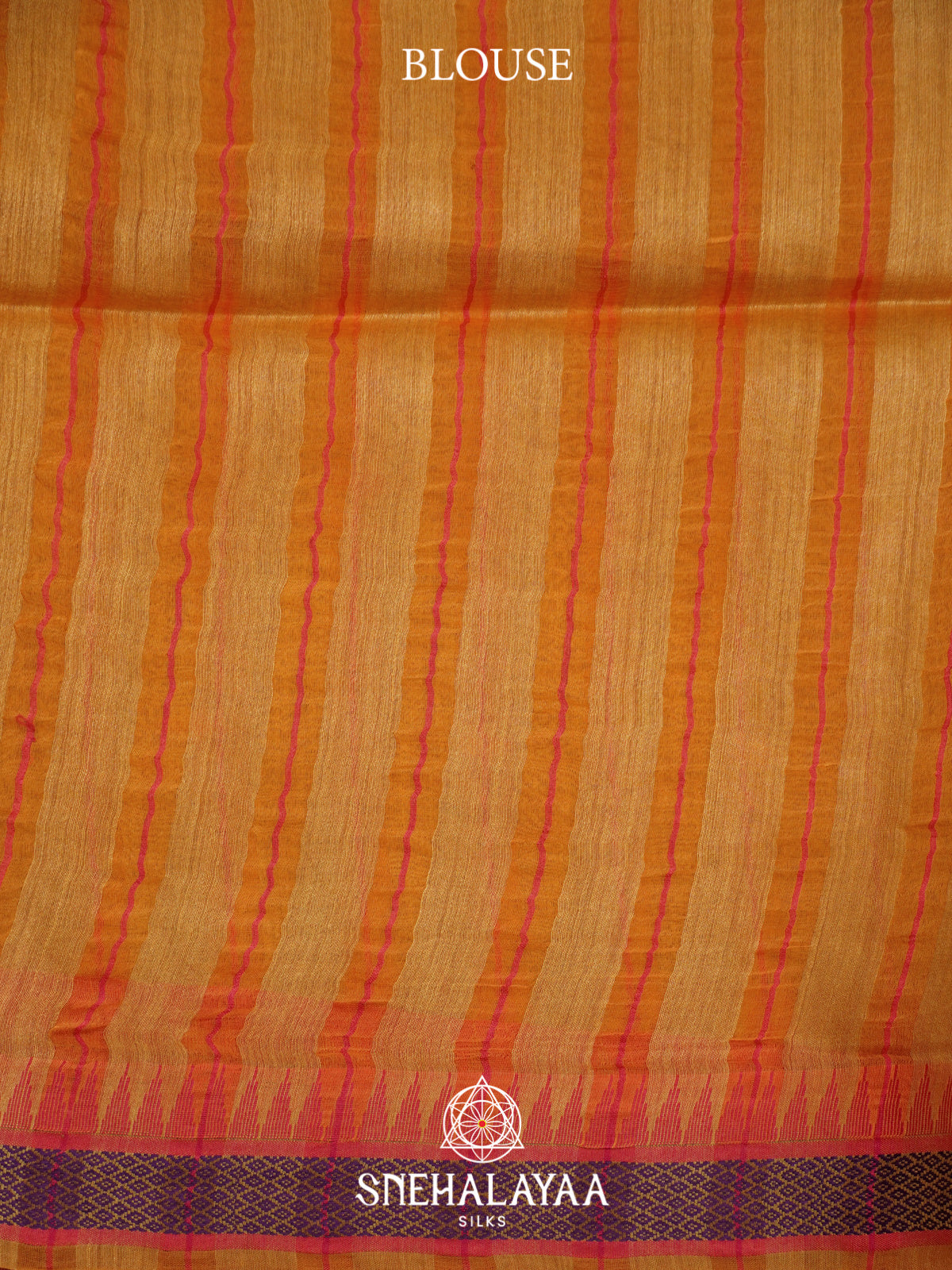 Yellow Matka Tussar Silk Saree