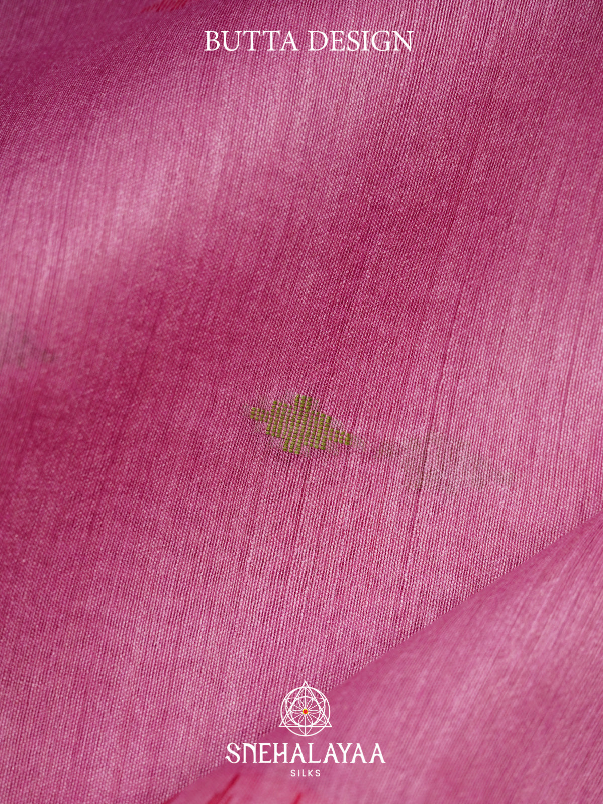 Pink Matka Tussar Silk Saree