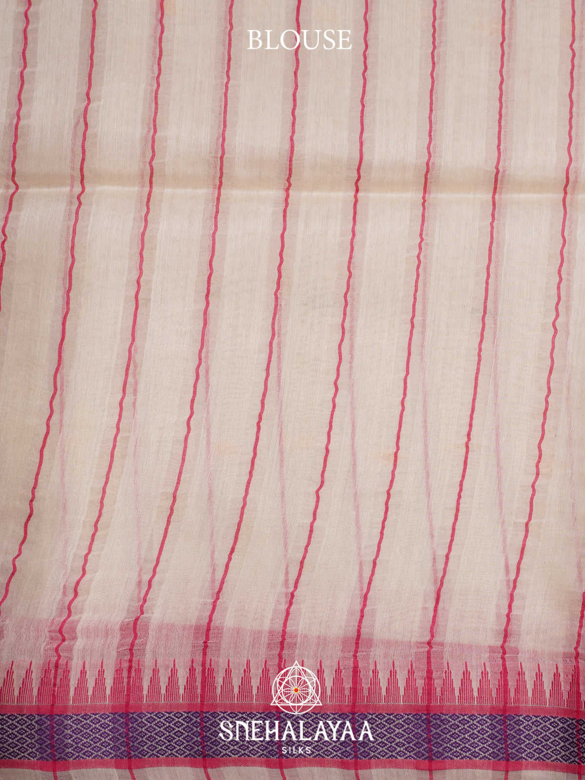 Ivory Matka Tussar Silk Saree
