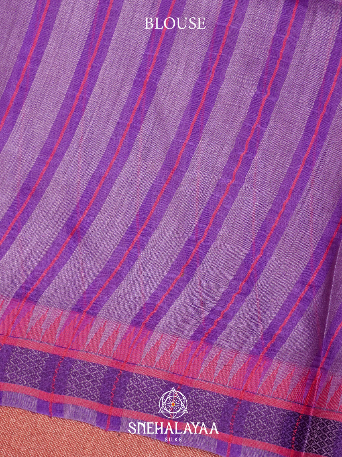 Orchid  Matka Tussar Silk Saree