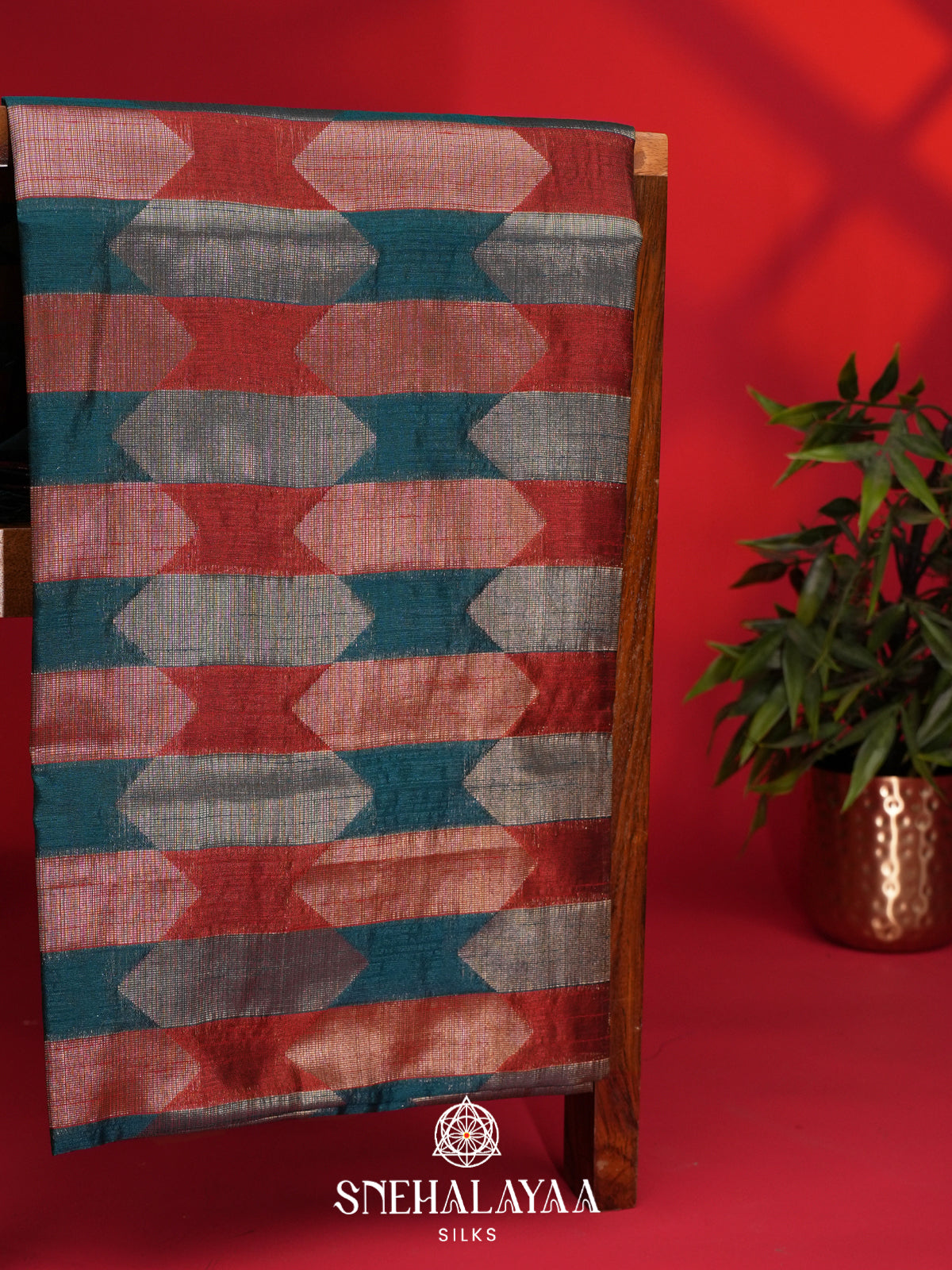Multicolour Tussar Saree