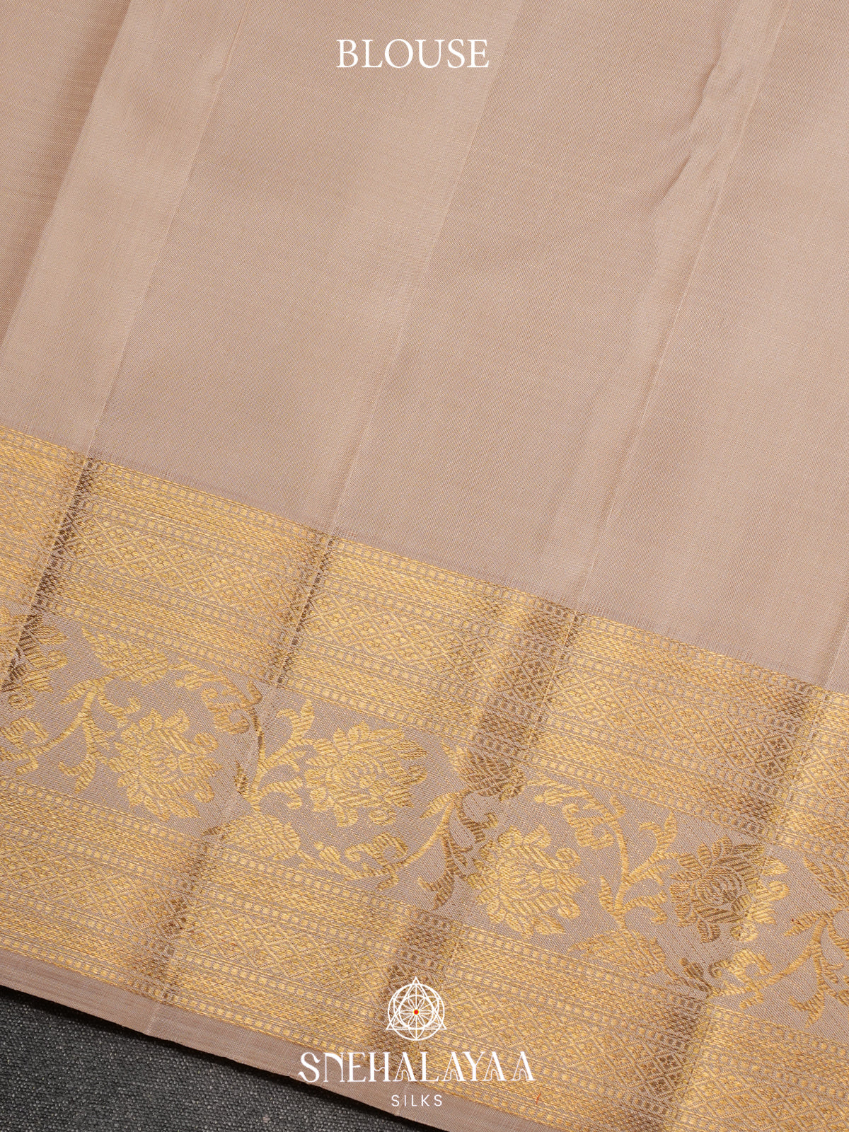 Red Kanjivaram Silk Saree with Zari Floral Border