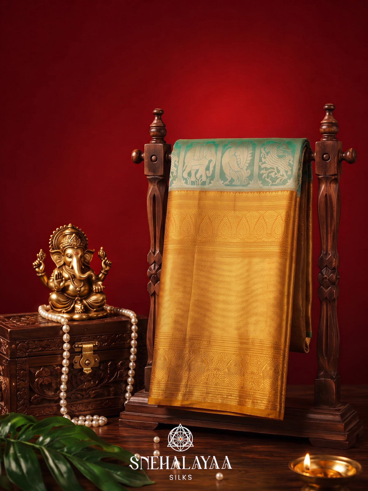 Green Kanjivaram Silk Saree