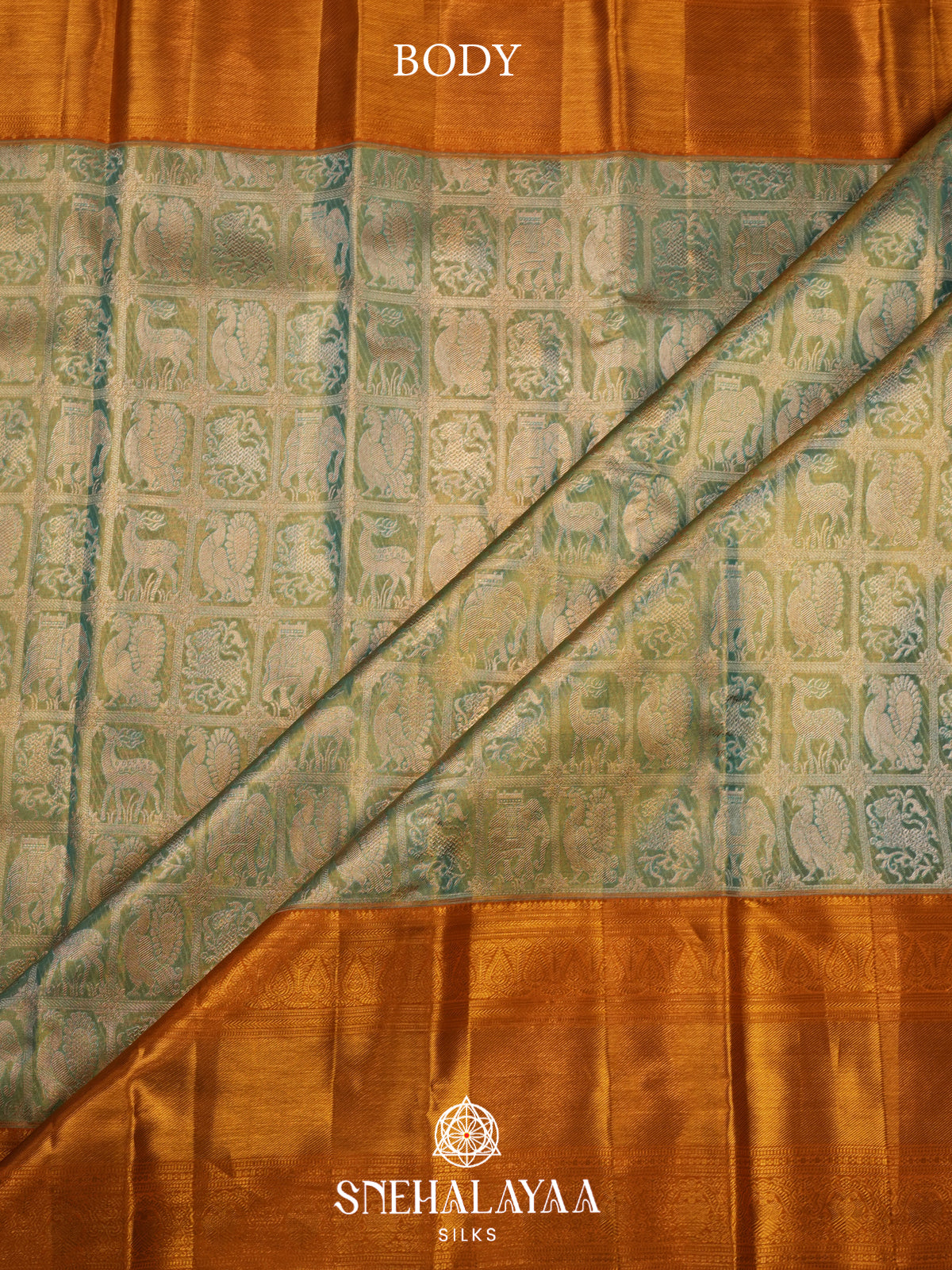 Green Kanjivaram Silk Saree