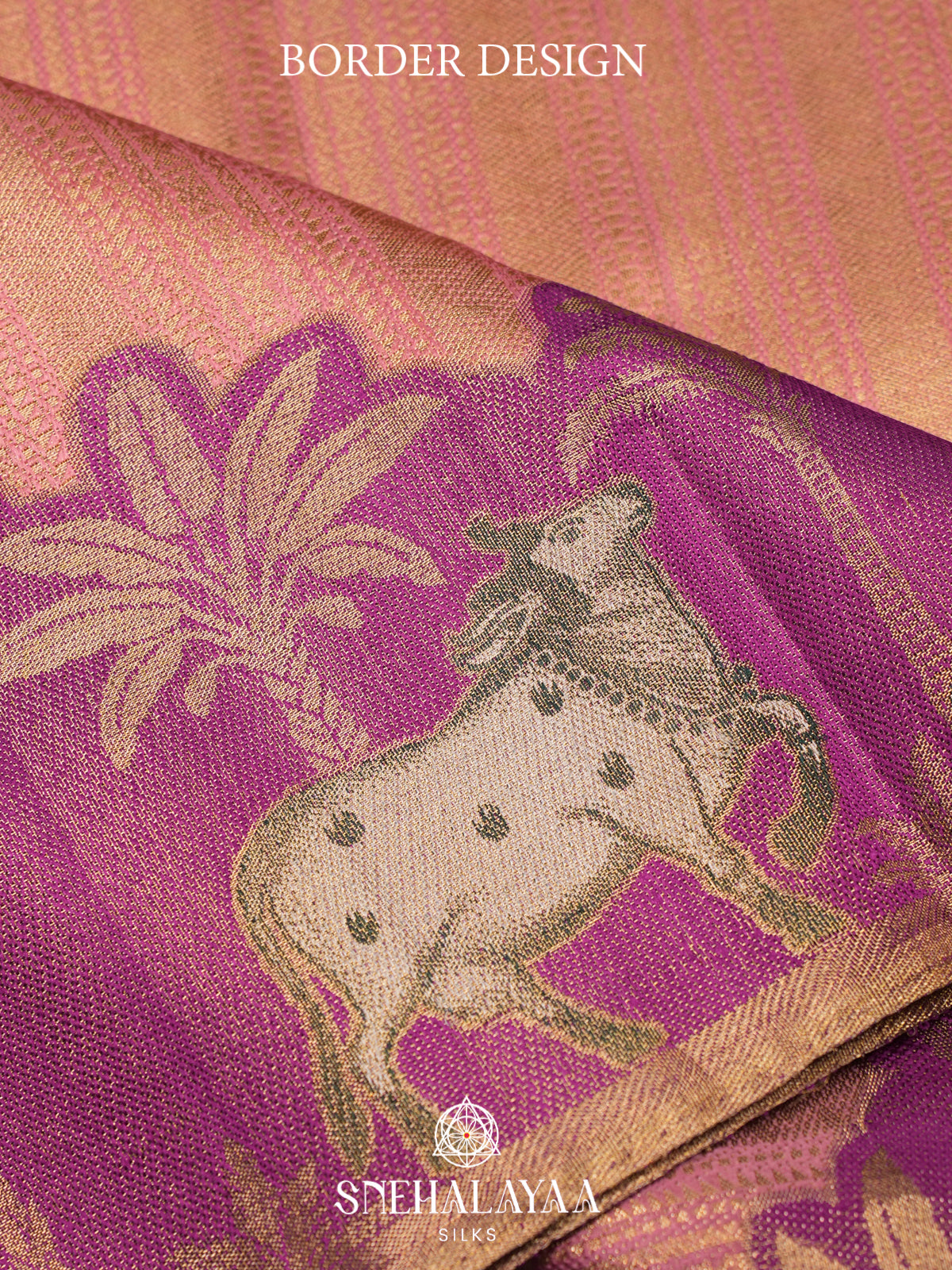 Pink Kanjivaram Silk Saree