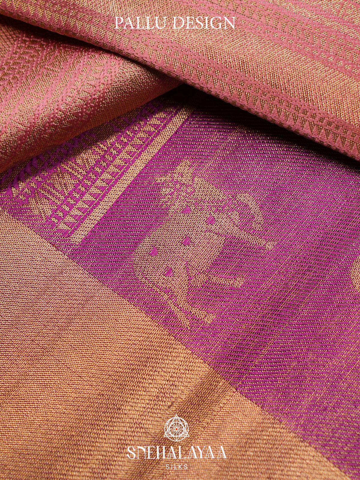 Pink Kanjivaram Silk Saree