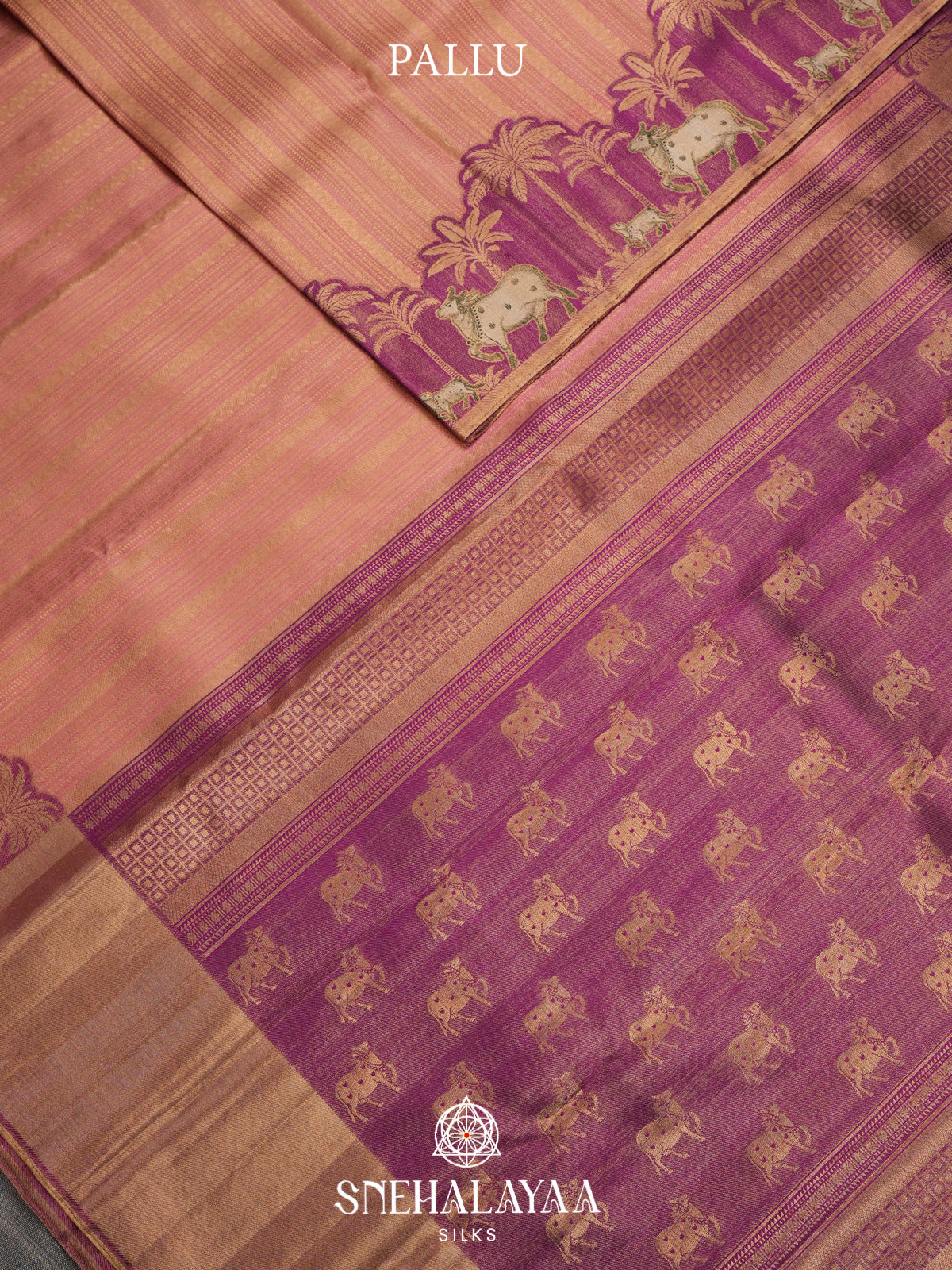 Pink Kanjivaram Silk Saree
